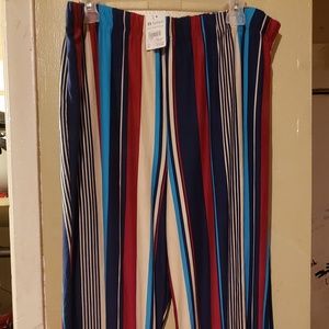 NEW W/ TAGS Vamp striped pants